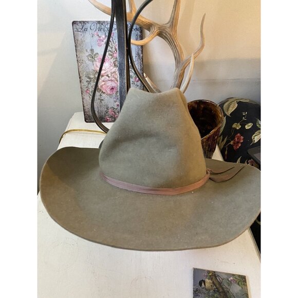 VTG CALIFORNIA 5XXXXX BEAVER QUALITY WATER REPELLENT COWBOY WESTERN SELF CONFORM - Picture 4 of 13